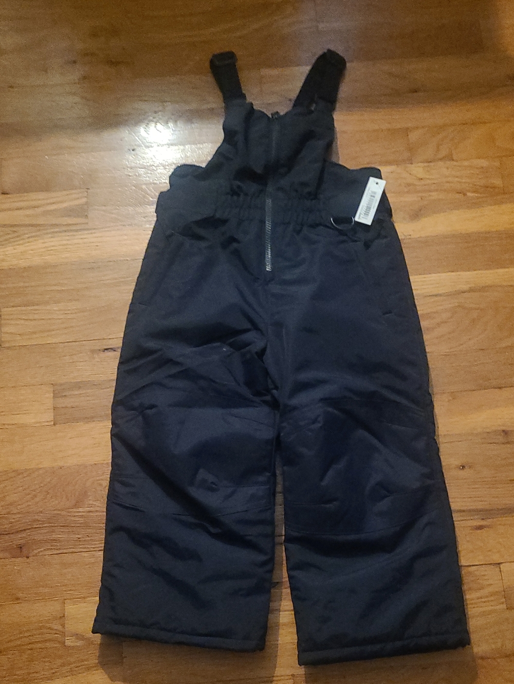 Amazon Essentials Kids Black Snow Overalls